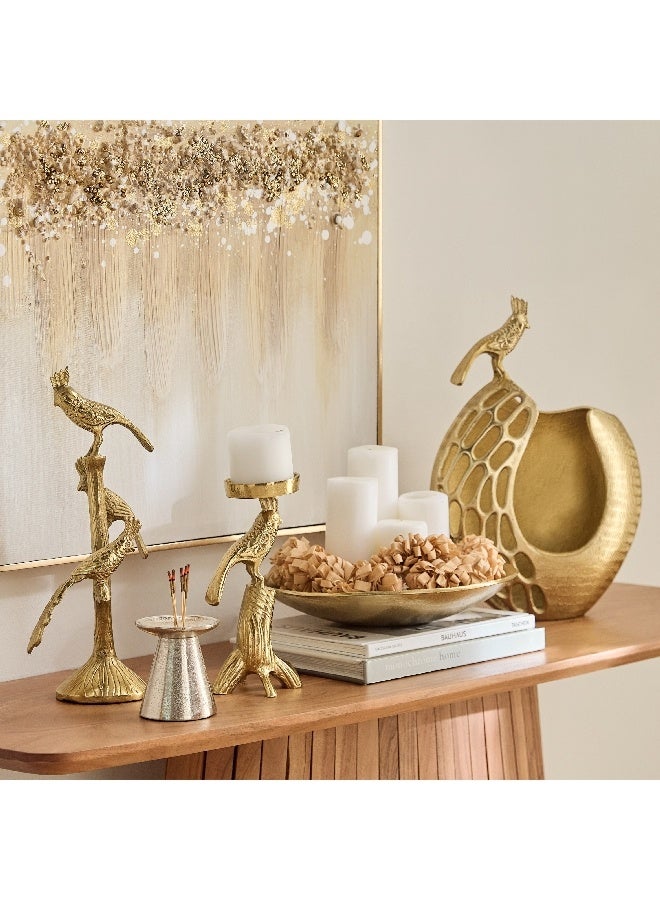 Home Box Popin Aluminium Etched Round Tray 30 x 30 x 5 cm - Image 3