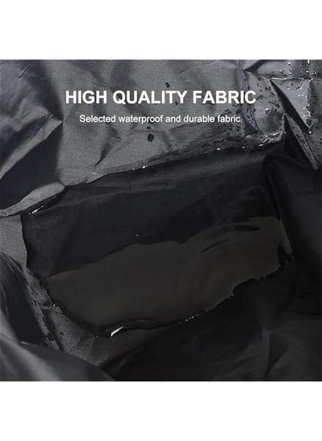 HOOKOR Bike Cover Outdoor Waterproof Bicycle Covers Rain Sun UV Dust Wind Proof for Mountain Road Electric Bike with Lock Hole,Black (75-01L)  - Image 5