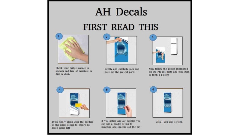 AH Decals Artistic Floral Warp Sticker 60cm x 160cm - Image 4
