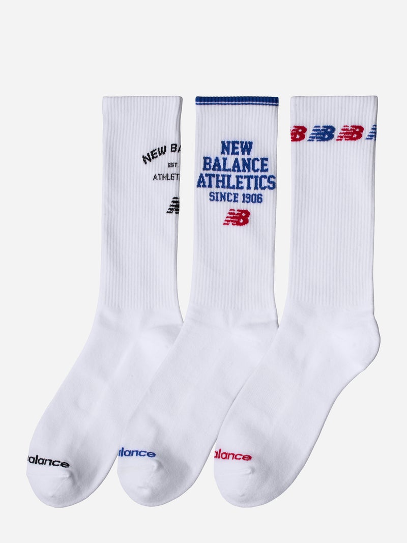 New Balance Pack of 3 - Graphic Logo Socks - Image 2