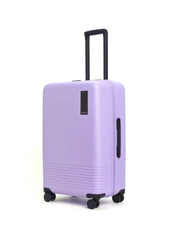 Mokobara The Check-In Luggage German Polycarbonate Shell |Cosmic Vibes, Lavender