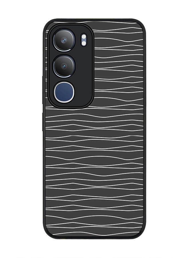 Stylizedd For vivo Y19s / Y19s Pro Case,Slim fit Camera Protection, Shockproof Thin Phone cover  - Squiggly Lines