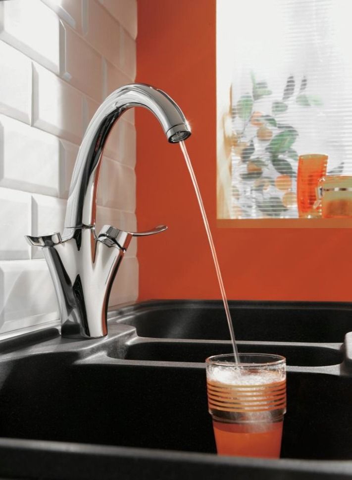 جاكوب ديلافون خلاط مطبح شجره ماسوره بالفلتر 2*1كاراف جاكوب ديلافون 18865 - Image 5