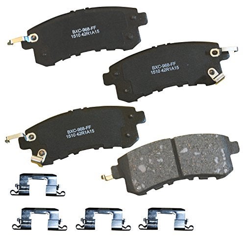Bendix Premium SBC1510 Ceramic Rear Brake Pads for INFINITI QX56 2013-2011, QX80 2024-2014, Nissan Armada 2023-2017 - Image 1