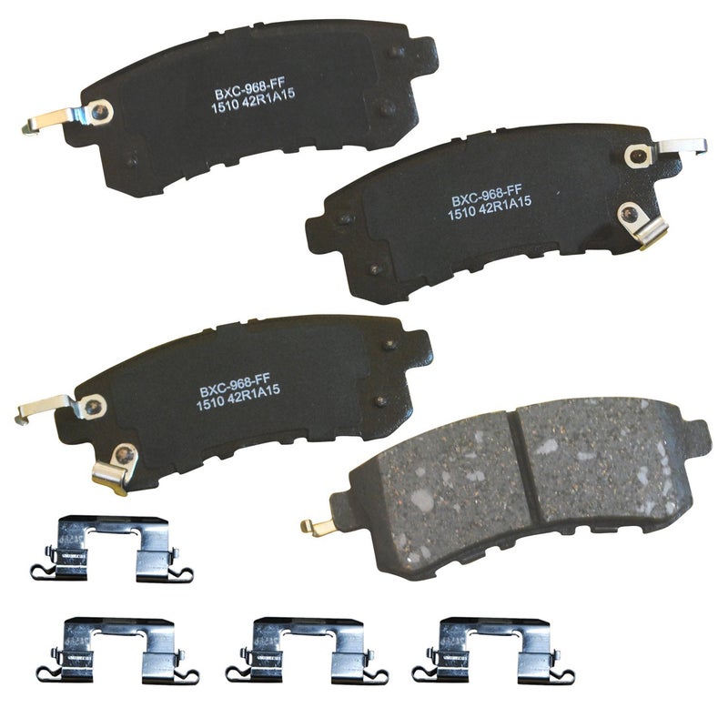 Bendix Premium SBC1510 Ceramic Rear Brake Pads for INFINITI QX56 2013-2011, QX80 2024-2014, Nissan Armada 2023-2017 - Image 3