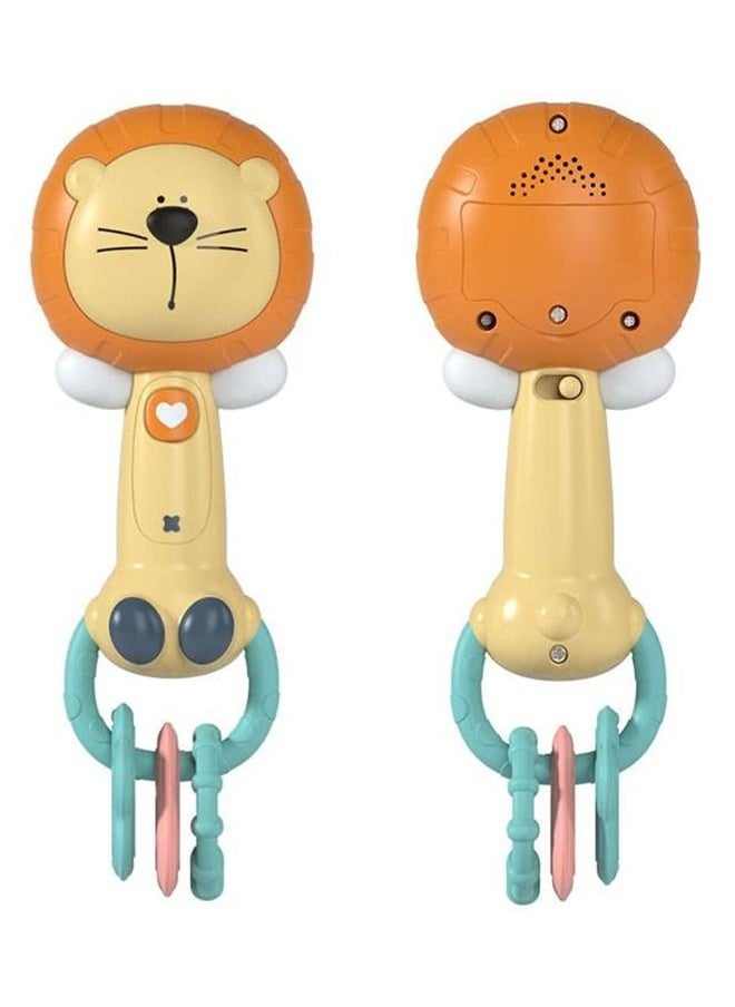 BAYBEE Baybee Newborn Musical Baby Rattle Toys Rhythm Stick Sensory Teethers for Babies, Grab Shaker Rattle with Lights to Stimulate Early Development Infant to Toddler Birthday Gifts for 0 to 12 Month Kids  - Image 4