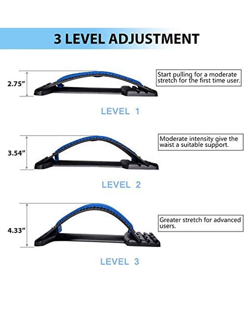 SPORT - Massager For Pain Relief For Lower Back and Upper Back to Correct Postural Imbalance, Ideal For Office Workers and Women At Home, For Yoga, It Relief Stress and Fatigue, Lumbar Spinal Massager - Image 1