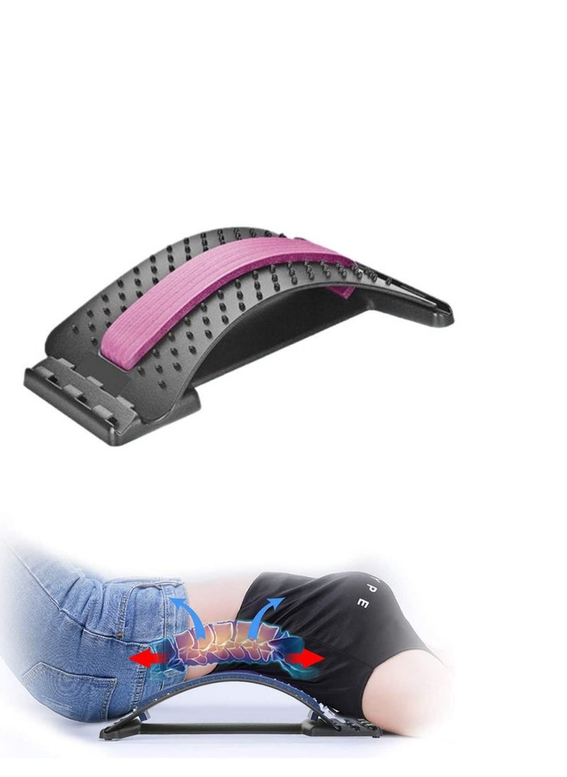 SPORT - Massager For Pain Relief For Lower Back and Upper Back to Correct Postural Imbalance, Ideal For Office Workers and Women At Home, For Yoga, It Relief Stress and Fatigue, Lumbar Spinal Massager - Image 1
