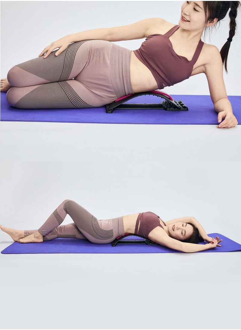 SPORT - Massager For Pain Relief For Lower Back and Upper Back to Correct Postural Imbalance, Ideal For Office Workers and Women At Home, For Yoga, It Relief Stress and Fatigue, Lumbar Spinal Massager - Image 1