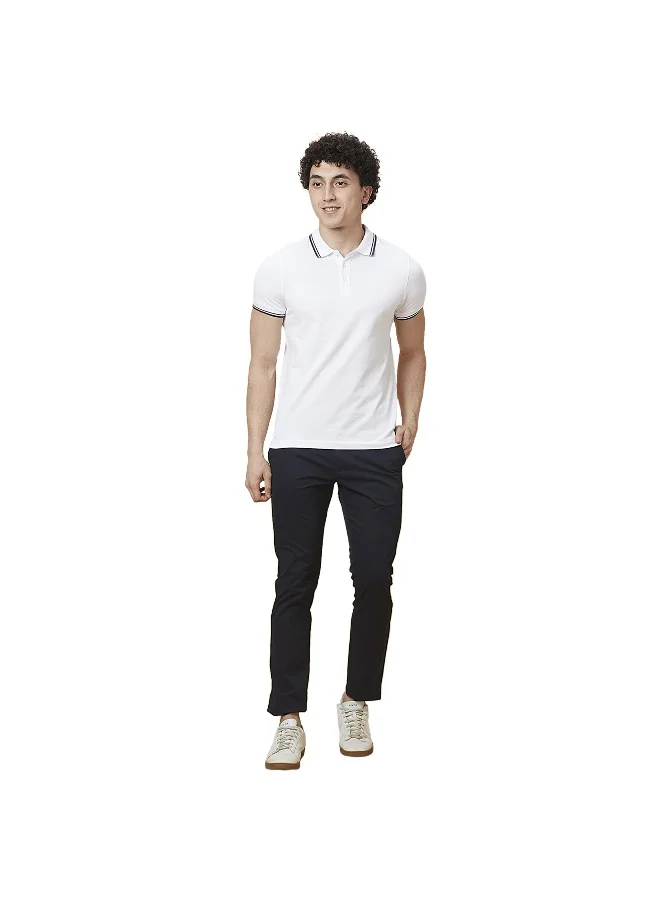 بيينغ هيومان Mens Dark Navy Slim Fit Chinos