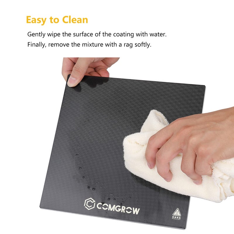 Comgrow 2PCS Ender 3 Pro Glass Bed, Upgraded Tempered Glass Plate with Bed Clips, Ender 3 Build Plate 235x235x4mm for Creality Ender 3 Pro/Ender 3 V2/Ender 3 V2 Neo/Ender 3 Neo/3 S1/3 S1 Pro/5 Pro - Image 5