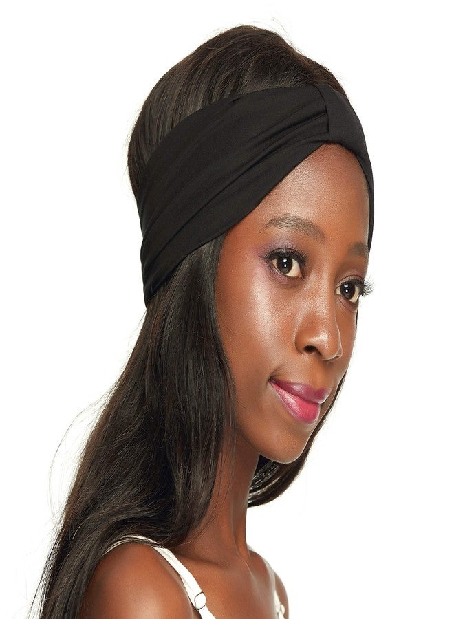 Winitas Satin Lining Headbands for Women Black Thick Hair - Image 5