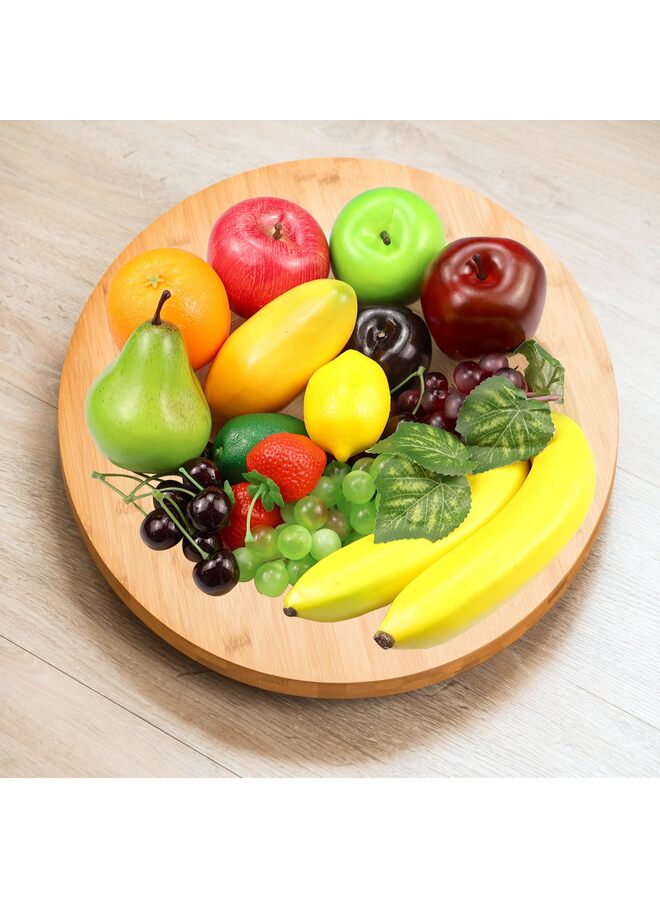 يُسلِّم مجموعة فواكه اصطناعية مكونة من 20 قطعة، ديكور خريفي مزيف لتزيين طاولات المطبخ، وتزيين موائد الحصاد، ودعائم التصوير، وأكاليل الزهور التي يمكنك صنعها بنفسك. - Image 2