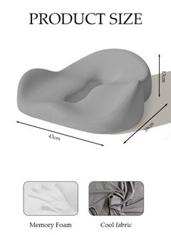DUNISO Memory Foam Seat Cushion for Long Sitting,Chair Cushion for Sciatica and Lower Back Pain Relief, Comfortable Coccyx Cushion for Home Office Chair Pad, Car Seat, Wheelchair  - Image 4