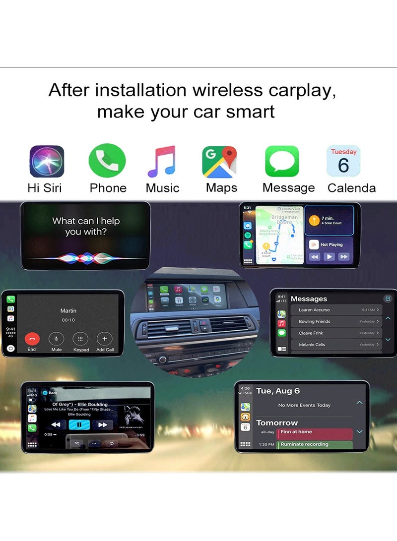 Raymos Wireless Carplay and Android Auto Interface Linux System Multimedia Upgrade for BMW NBT -  Phone Mapping Local Audio and Video Playback, Supporting the Installation of AHD front and Reverse with 360 Degree Panoramic Camera - Image 5