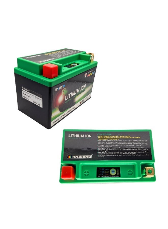 Skyrich HJTX9-FP 12V 36Wh 210A LiFePO4 Lithium Motorcycle Battery | Lightweight Maintenance-Free Rechargeable Starter Battery | Replaces YTX9-BS, YTR9-BS, GT9B-BS, FT9B-4 | For Motorcycle, ATV & Scooter - Image 4