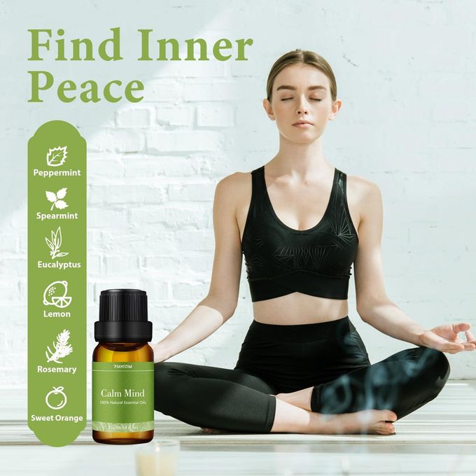 FUHITIM Essential Oils Blends Set for Diffusers for Home, Aromatherapy Diffuser Oil Scents Calming, Sweet Dreams, Immunity, Relax, Mood, Fresh Air, Fragrance Oils for Diffusers, Massage, 6x10ml - Image 3