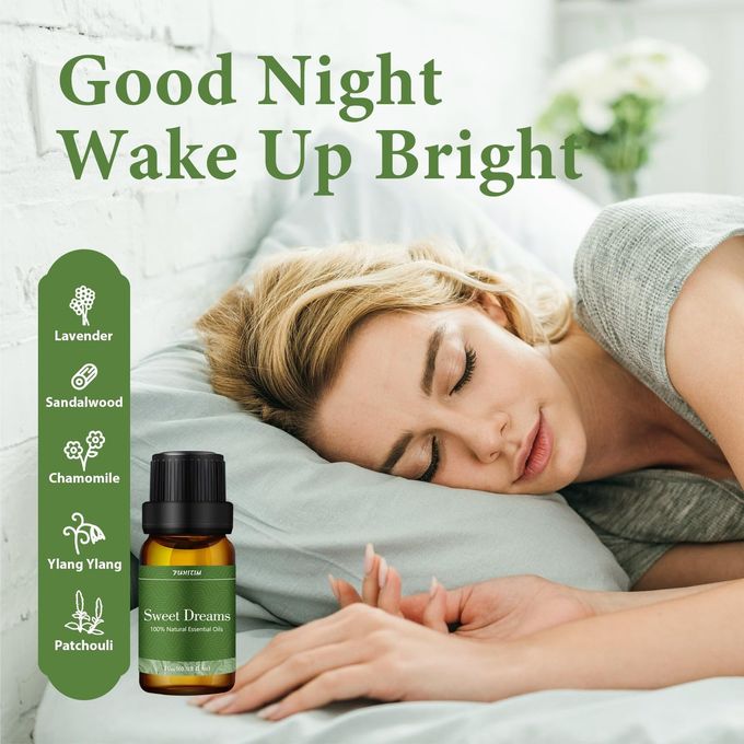 FUHITIM Essential Oils Blends Set for Diffusers for Home, Aromatherapy Diffuser Oil Scents Calming, Sweet Dreams, Immunity, Relax, Mood, Fresh Air, Fragrance Oils for Diffusers, Massage, 6x10ml - Image 2