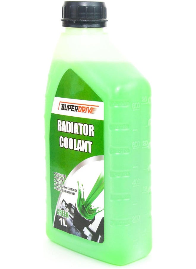 SUPERDRIVE Superdrive Engine Coolant for Car Radiator Anti Freeze & Boil 1L (Green)  - Image 2