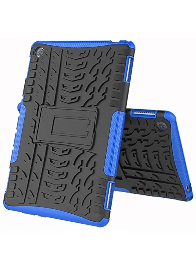 KASTWAVE For Huawei Mediapad M5 Lite 10.1 Inch Cover Hybrid Rugged Heavy Duty Armor Hard Back Cover Case With Kickstand Compatible With Huawei Mediapad M5 Lite 10.1 Inch Bah2 W19 Bah2 L09 Black - Image 1