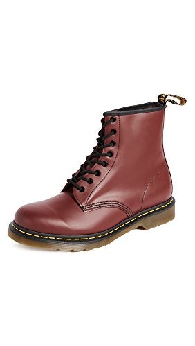 Dr Martens Dr. Martens 1460 Smooth Leather 8 Eye Boot, Cherry Red, 15 Women/14 Men - Image 1