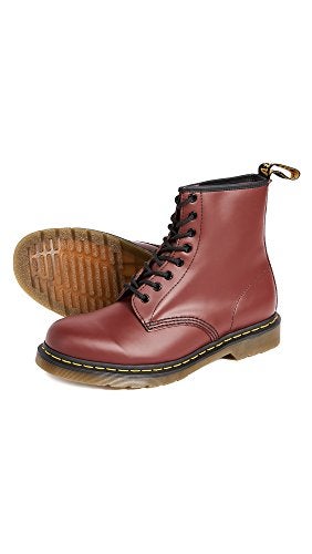 Dr Martens Dr. Martens 1460 Smooth Leather 8 Eye Boot, Cherry Red, 15 Women/14 Men - Image 5