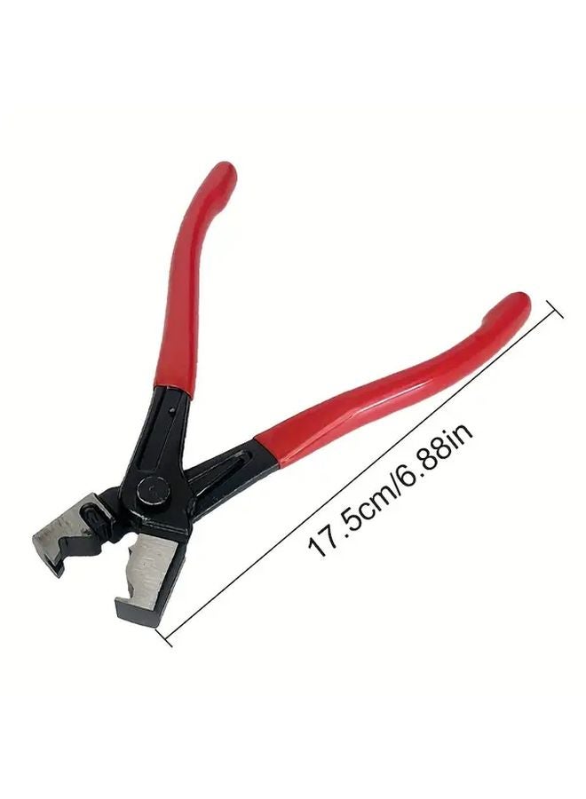 التباين 1 ملون معدني ثقيل 7 بوصة كماشة مشبك أنبوب نوع كليك آر لأنابيب المياه السيارات وقنوات التكييف - Image 5