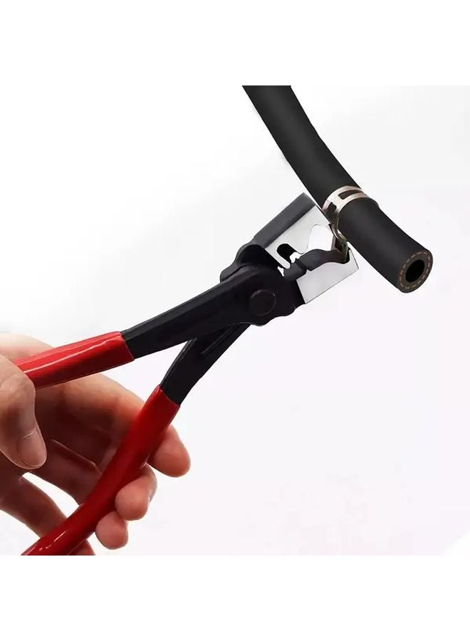 التباين 1 ملون معدني ثقيل 7 بوصة كماشة مشبك أنبوب نوع كليك آر لأنابيب المياه السيارات وقنوات التكييف - Image 2