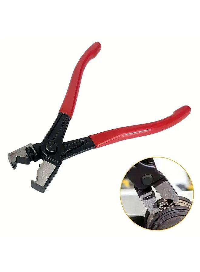 التباين 1 ملون معدني ثقيل 7 بوصة كماشة مشبك أنبوب نوع كليك آر لأنابيب المياه السيارات وقنوات التكييف - Image 4