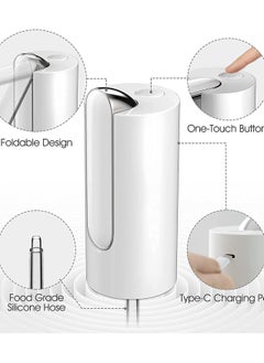 Eworld 5 Gallon Foldable Water Dispenser with Digital Display and Automatic Electric Pump, USB Rechargeable, Perfect for Home, Office and Outdoor Use  - Image 4