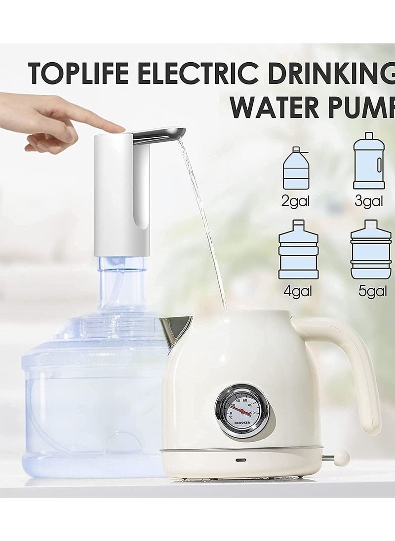 Eworld 5 Gallon Foldable Water Dispenser with Digital Display and Automatic Electric Pump, USB Rechargeable, Perfect for Home, Office and Outdoor Use  - Image 3