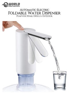 Eworld 5 Gallon Foldable Water Dispenser with Digital Display and Automatic Electric Pump, USB Rechargeable, Perfect for Home, Office and Outdoor Use  - Image 1
