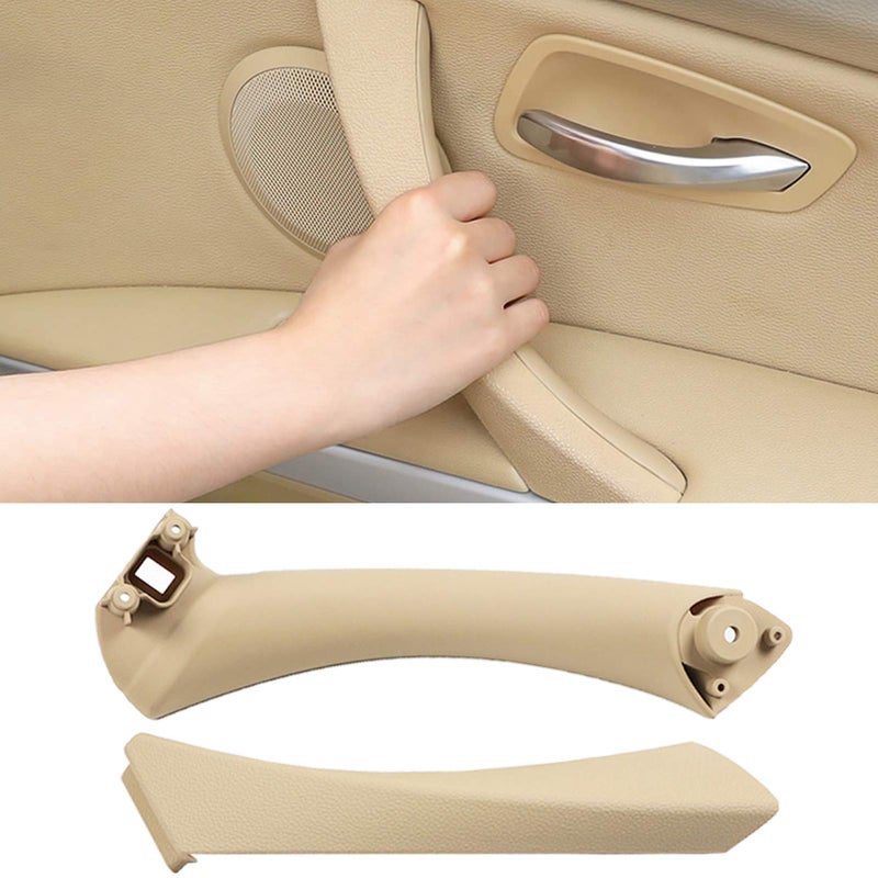 Jaronx Jaronx for BMW 3 Series E90/E91 Door Handle Replacement Kit, Passenger Side Outer Cover+Door Pull Handles for BMW 316 318 320 323 325 328 330 335 (2004-2011)(Right Side)  - Image 1