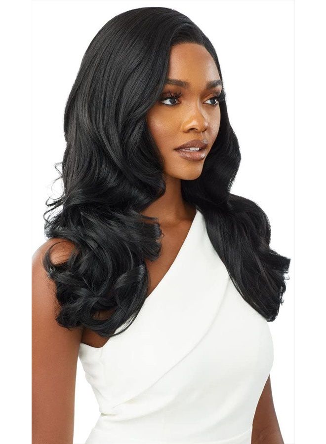 Outre melted Hairline Lace Front Wig Frontal Effect Hairline HD Transparent Lace HARPER (1B) - Image 2