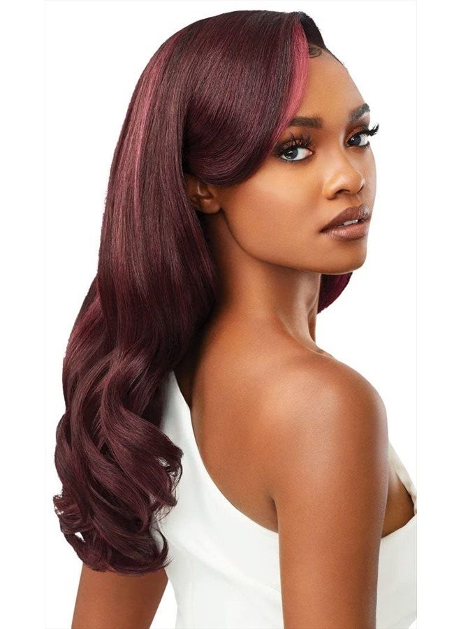 Outre melted Hairline Lace Front Wig Frontal Effect Hairline HD Transparent Lace HARPER (1B) - Image 3