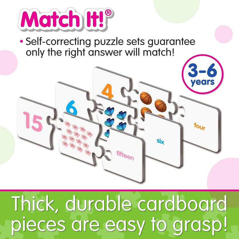 The Learning Journey: Match It! - Numbers - Self-Correcting Number & Counting Puzzles, Multicolor (116432) - Image 3