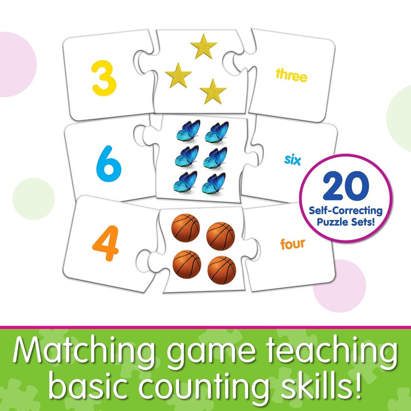 The Learning Journey: Match It! - Numbers - Self-Correcting Number & Counting Puzzles, Multicolor (116432) - Image 2