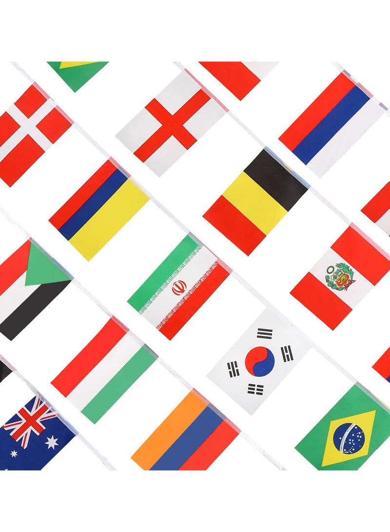 GGOOT 200pcs String Country Flags World International Flags Sports Clubs Decorations (Random Flags) - Image 1