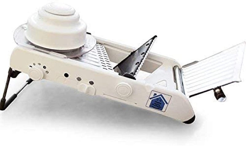 HOMETIC New 18 in 1 Stainless Steel Mandolin Slicer for Vegetable and Onion Choppers,Potato Carrot Slicer Grater and Prepare Julienne,French Or Waffle Fries and Slice Crunchy Salad Veggies. - Image 3