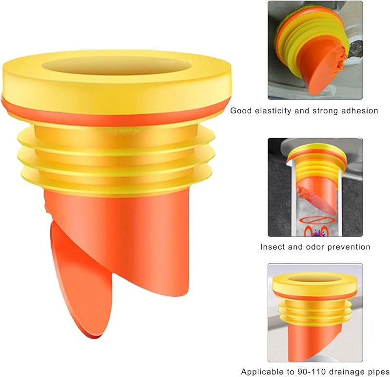 Blue Seal Toilet Flange Gasket With Backflow Prevention Valve Leakproof Bathroom Accessories - Image 5