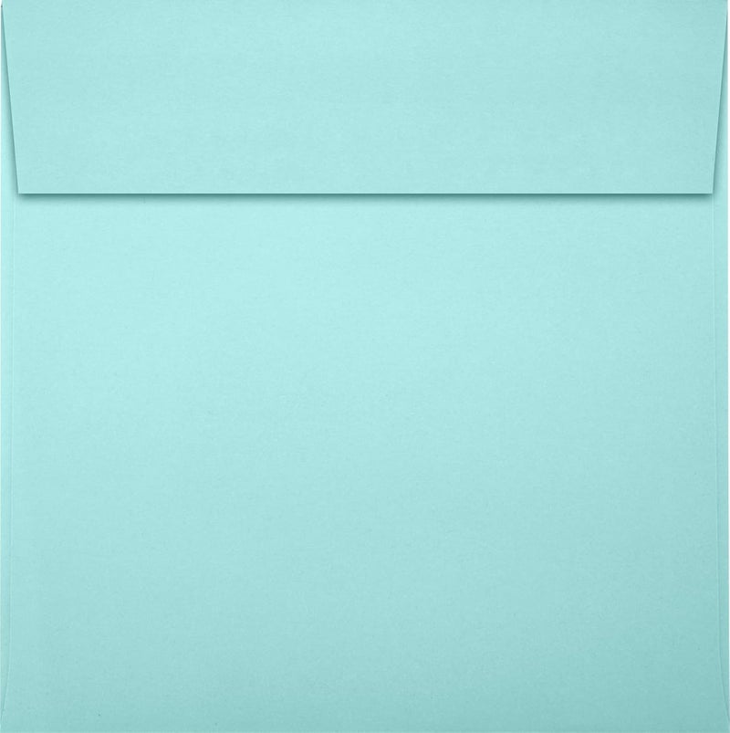 LUXPaper Square Invitation Envelopes | Peel & Press | 5 1/2" x 5 1/2" | Seafoam Blue | 80lb. Text | 50 Qty - Image 2