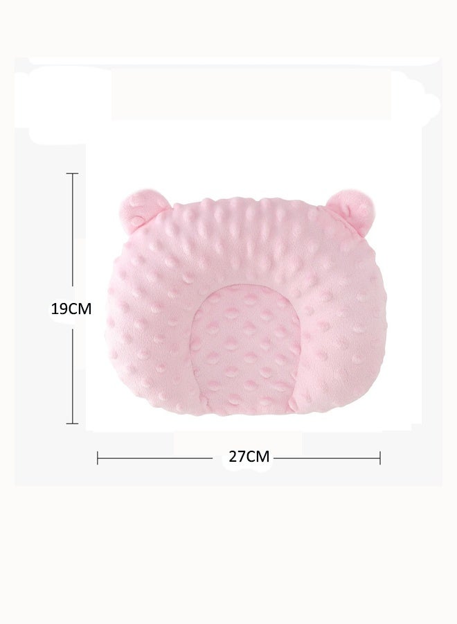 Aissiora 2PCS Baby neck support pillow Baby's head shaping pillow Memory foam pillow core Prevention and correction of eccentricity Baby pillows Suitable for newborns - Image 2