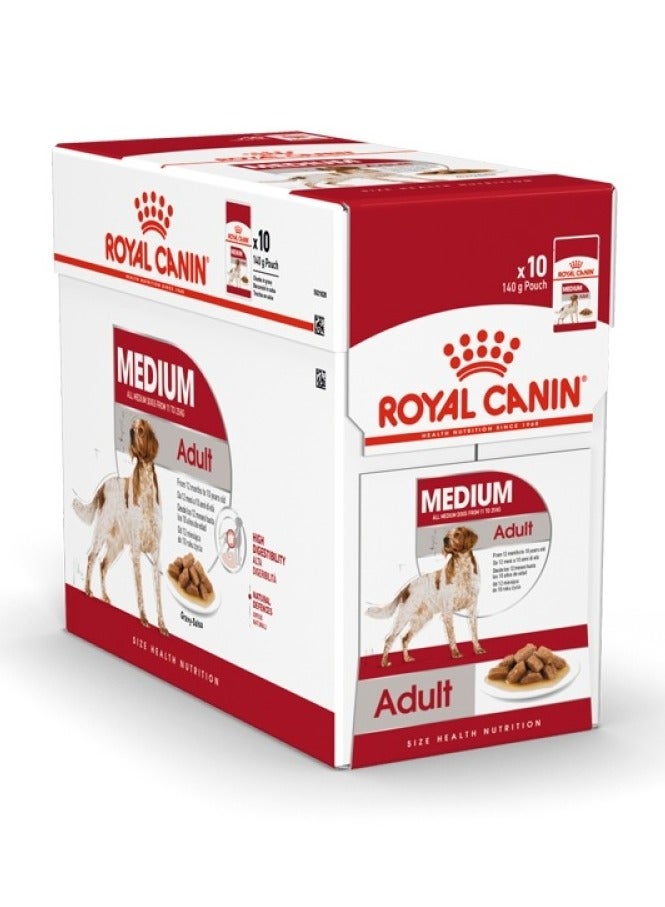 ROYAL CANIN Size Health Nutrition Medium Adult (WET FOOD - Pouches)  - Image 1