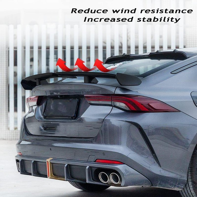 AUTO MT ABS Rear Wing Car Spoilers Rear Wing Roof Trunk Lid Auto Racing Car Spoiler for Areodynamic and Sporty Appearance Lip Protector (Sedan V-Cut, Spoiler (AS1)) - Image 3