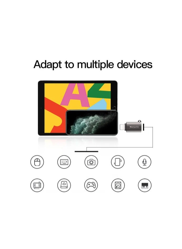 Yesido - Yesido OTG Adepter USB 3.0 To Lightning GS14 - Image 1