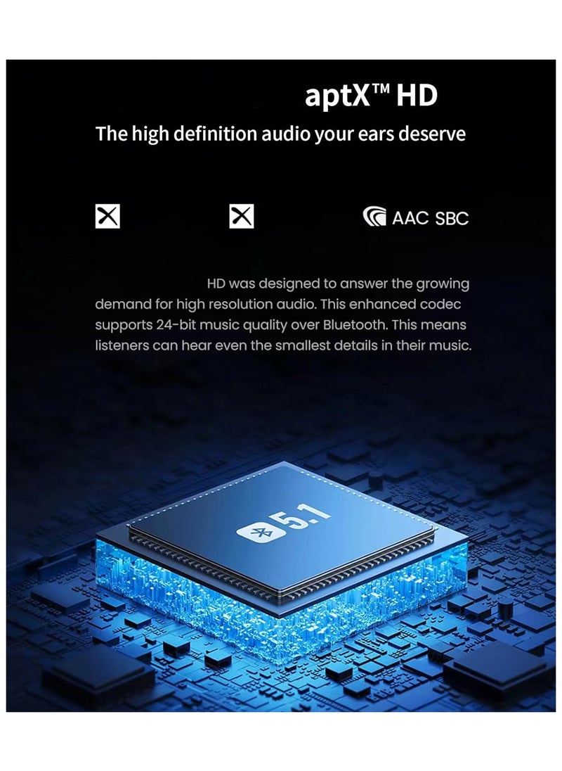 Generic - Bluetooth 5.1 Audio Receiver Adapter with 3.5mm to RCA, HiFi Bluetooth Receiver for Home Stereo, Headphones, Speakers, and Car Music Streaming. - Image 1