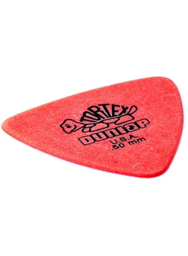 DUNLOP Jim Dunlop Tortex Triangle 0.5mm Red Guitar Picks - 72 Pack - Image 3