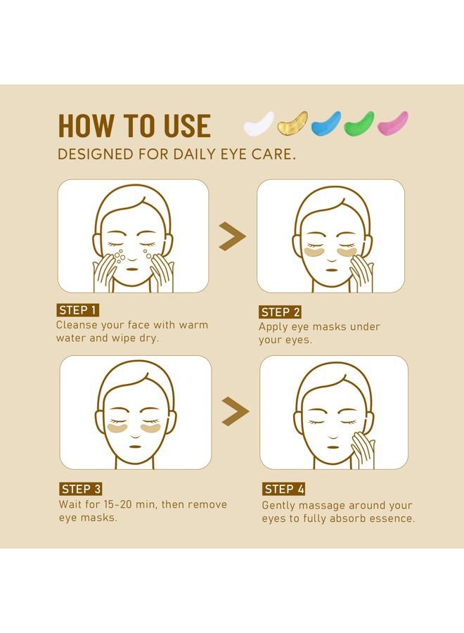 Yeokoe 1.Diverse Formulas, Specific Solutions Our eye masks come in five different formulas (Collagen & Retinol Eye Patches + Vitamin C & Gold Eye Patches - Image 5