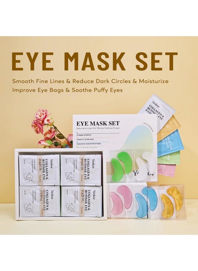 Yeokoe 1.Diverse Formulas, Specific Solutions Our eye masks come in five different formulas (Collagen & Retinol Eye Patches + Vitamin C & Gold Eye Patches - Image 2
