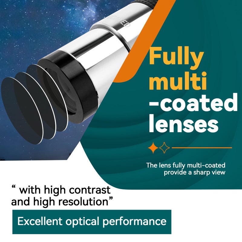 SVBONY SV137 3X Barlow Lens 1.25 inch Telescope Accessory Metal Body Fully Multi-Coated Barlow Eyepiece with Internal Brass Ring - Image 3